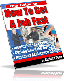 Ebook cover: How To Get A Job FAST!