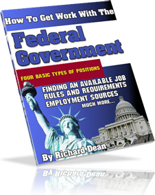 Ebook cover: How To Find WORK WITH THE FEDERAL GOVERNMENT