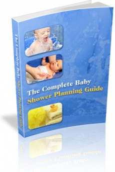 Ebook cover: The Complete Baby Shower Planning Guide