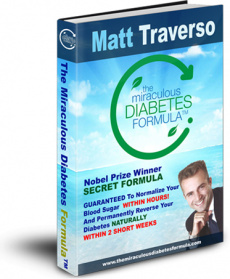 Ebook cover: The Miraculous Diabetes Formula