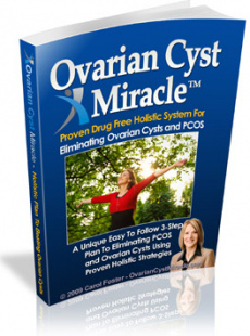 Ebook cover: Ovarian Cyst Miracle
