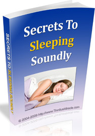 Ebook cover: Secrets To Sleeping Soundly