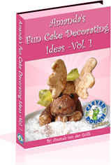 Ebook cover: Amandas Fun Cake Deocrating Ideas