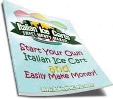 Ebook cover: Italian Ice Carts- Sweet Money Maker