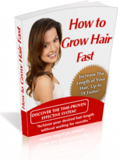 Ebook cover: How to Grow Hair Fast