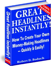 Ebook cover: Great Headlines Instantly