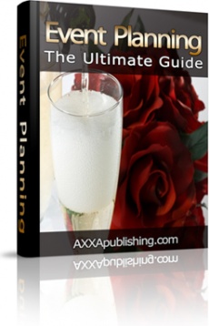 Ebook cover: Event Planning - The Ultimate Guide!