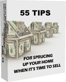 Ebook cover: 55 Tips for Sprucing Up Your Home