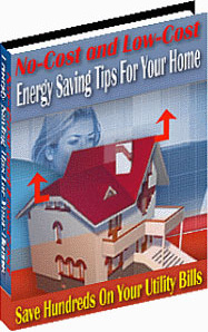 Ebook cover: Energy Saving Tips For Your Home