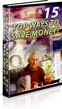 Ebook cover: 15 Ways To Save Money