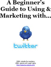 Ebook cover: A Beginners Guide to Using & Marketing with Twitter