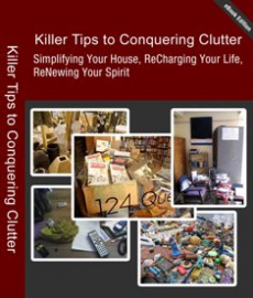 Ebook cover: Killer Tips to Conquering Clutter