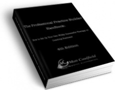 Ebook cover: The Professional Practice Builder Handbook