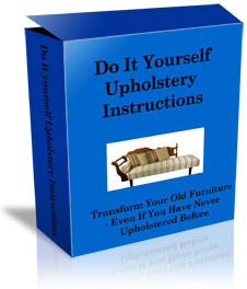 Ebook cover: Do It Yourself Upholstery Instructions