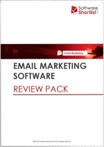 Ebook cover: Email Marketing Software Review Pack