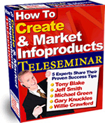 Ebook cover: How To Create & Market Hot Selling Infoproducts