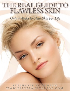 Ebook cover: The Real Guide to Flaw­less Skin : Only 4 Weeks to Clear Skin for Life