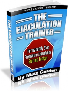 Ebook cover: The Ejaculation Trainer