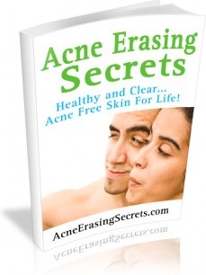 Ebook cover: Acne Erasing Secrets