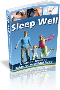Ebook cover: Sleep Well: A Natural Remedy Guide for Healthful Sleep