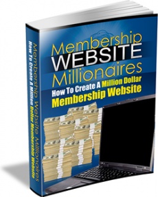 Ebook cover: Membership Website Millionaires