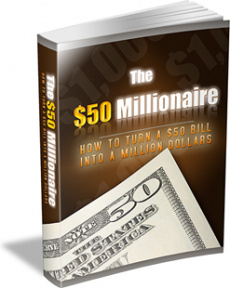 Ebook cover: The $50 Millionaire