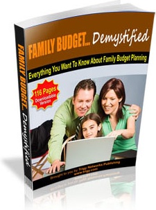 Ebook cover: Family Budget Demystified