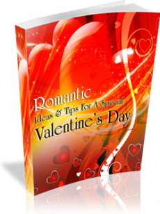 Ebook cover: Romantic Ideas & Tips For A Special Valentine's Day
