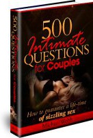 Ebook cover: 500 Intimate Questions for Couples