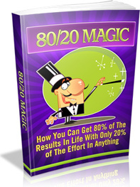 Ebook cover: 80 vs 20 Magic