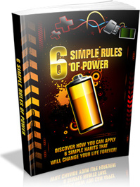 Ebook cover: 6 Simple Rules Of Power