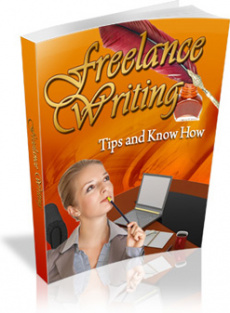 Ebook cover: Freelance Writing Tips and Knowhow