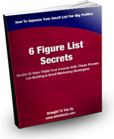 Ebook cover: 6 Figure List Secrets