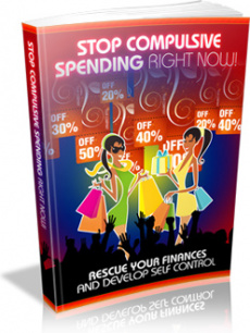 Ebook cover: Stop Compulsive Spending Right Now!