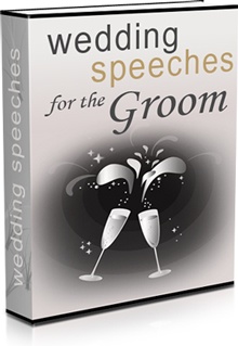 Ebook cover: Wedding Speeches for the Groom