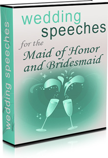 Ebook cover: Wedding Speeches for the Maid of honor and Bridesmaids