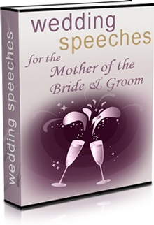 Ebook cover: Wedding Speeches for the Mother of the Bride and Groom