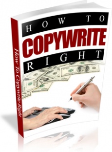 Ebook cover: How to Copywrite Right