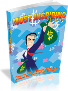 Ebook cover: Most Inspiring Actors