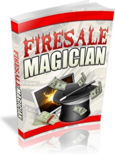 Ebook cover: Firesale Magician