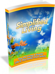 Ebook cover: Simplified Living