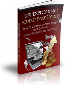 Ebook cover: List Exploding Squeeze Page Secrets