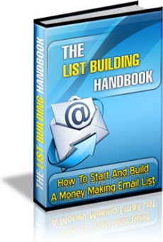 Ebook cover: The List Building Handbook