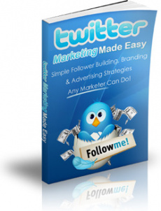 Ebook cover: Twitter Marketing Made Easy