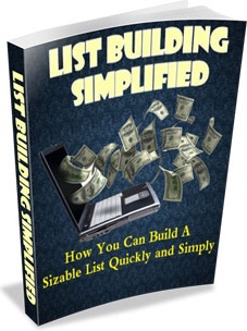 Ebook cover: List Building Simplified