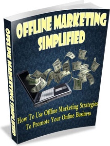 Ebook cover: Offline Marketing Simplified