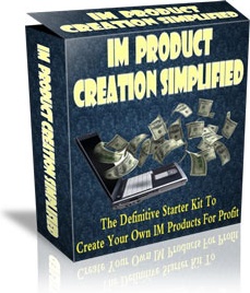 Ebook cover: IM Product Creation Simplified