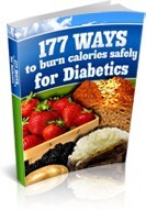 Ebook cover: 177 Ways To Burn Calories Safely For Diabetics