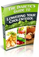 Ebook cover: The Diabetics Guide To Lowering Your Cholesterol
