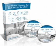Ebook cover: Six Steps to Sleep Now